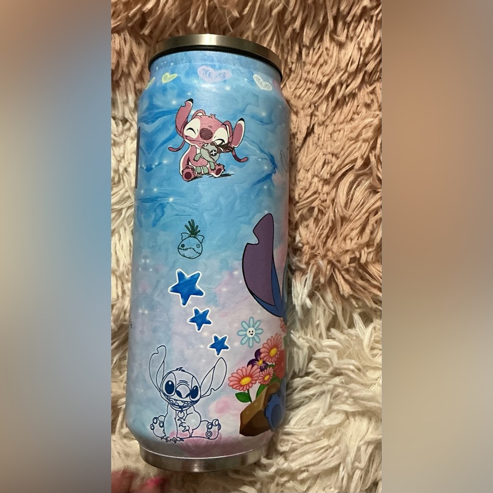 Stitch Floral Stainless Steel Cup - Picture 4 of 9